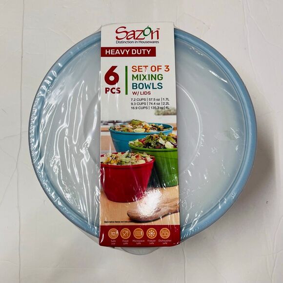 Sazon Mixing Bowl Set NWT - Picture 3 of 3